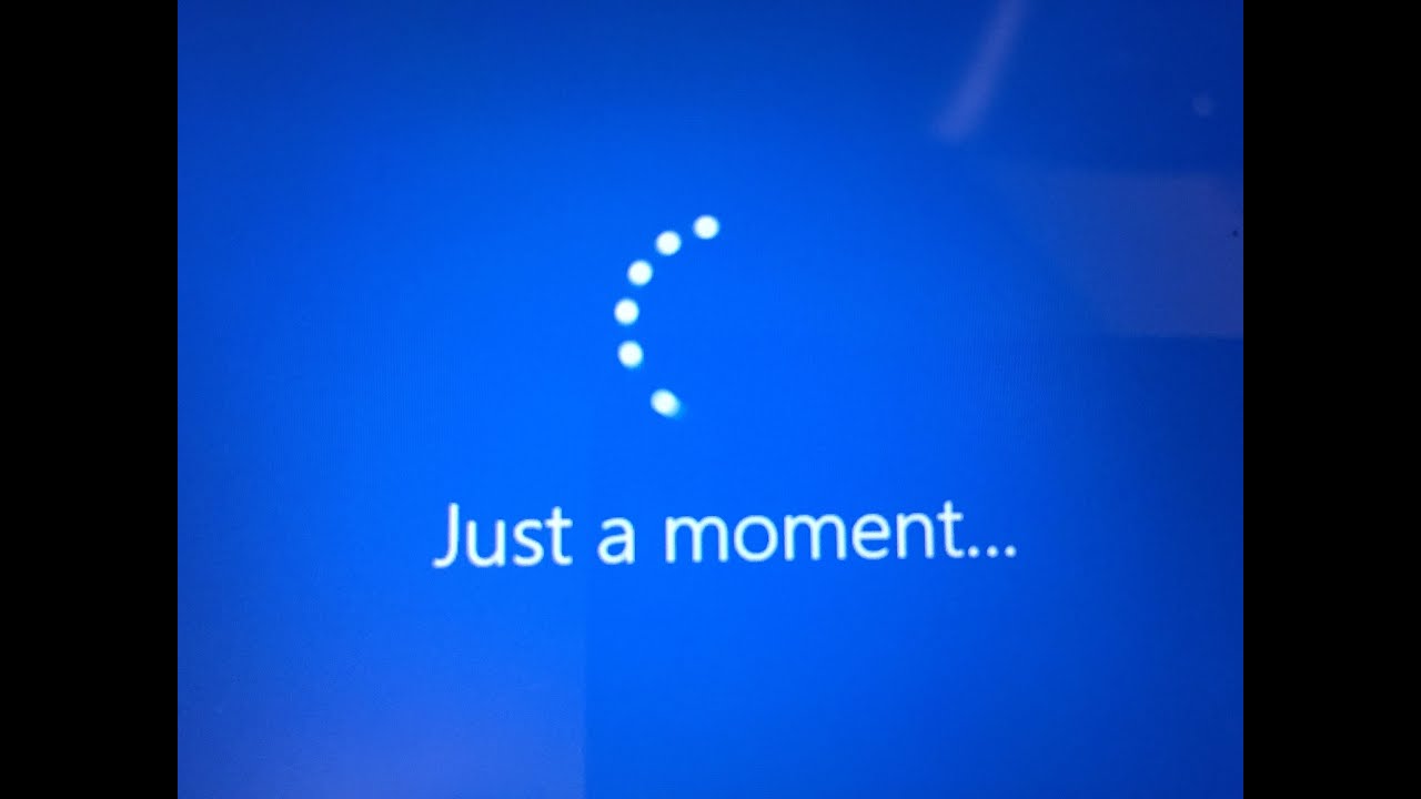 Windows 10 Install Stuck On Just A Moment